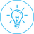 Illuminate logo - a light bulb