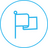 Pathfinder logo - a flag